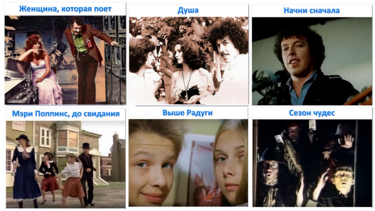 Фильмы музыкальные СССР